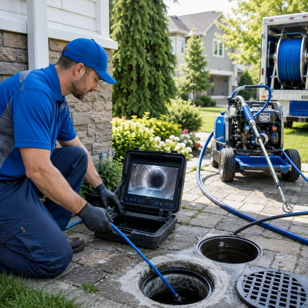 Outdoor drain cleaning professionals serving Knightstown, IN