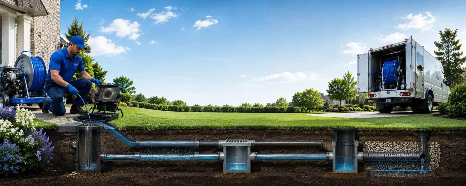 Outdoor drain cleaning information for Knightstown, IN